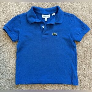 Lacoste Kids Blue Polo Shirt